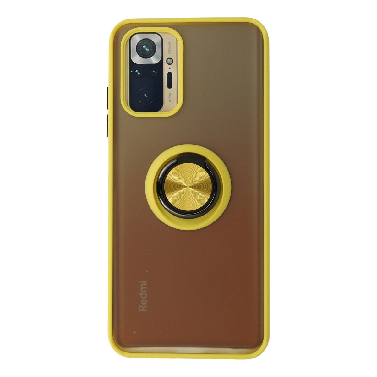 Newface Xiaomi Redmi Note 10 Kılıf Montreal Yüzüklü Silikon Kapak