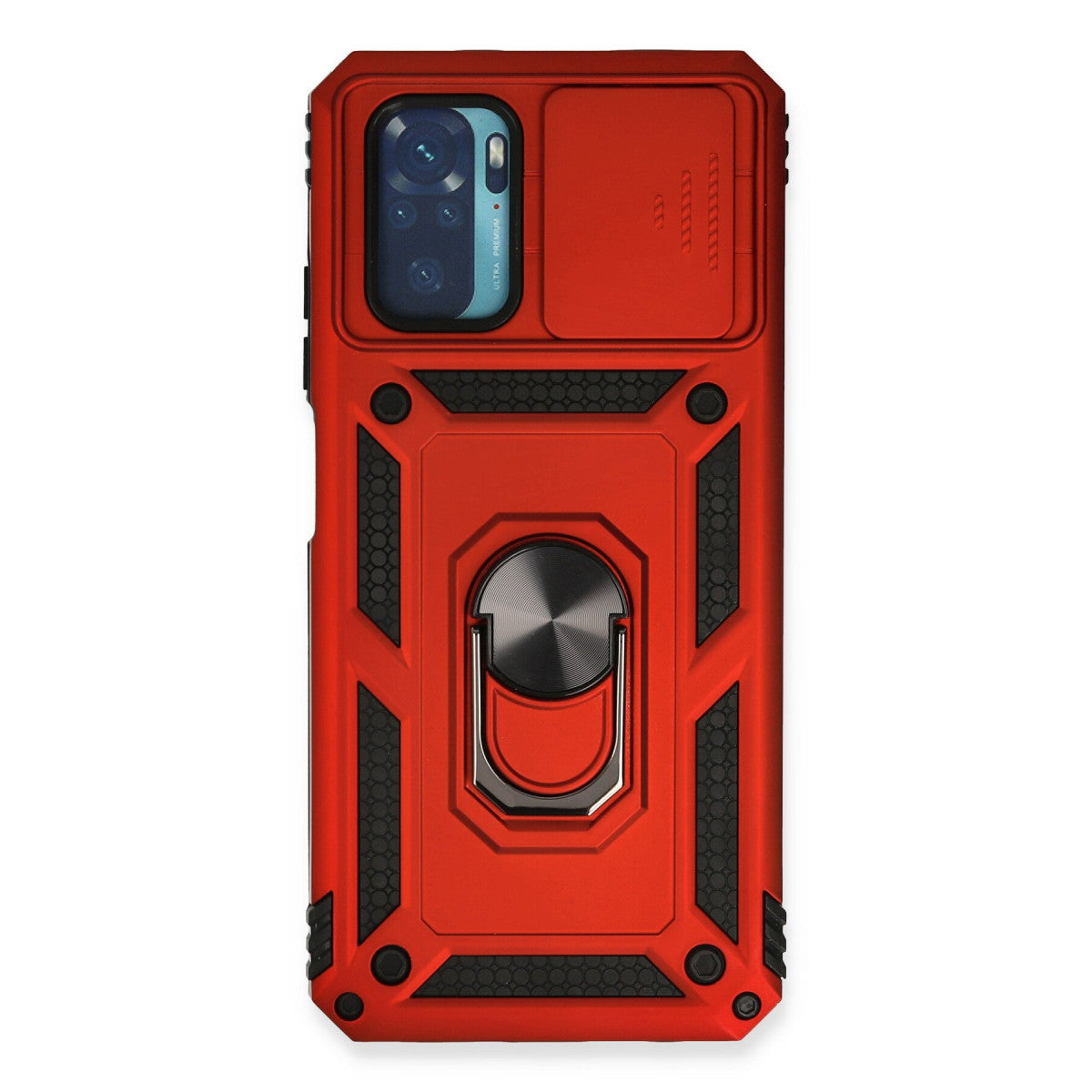 Newface Xiaomi Redmi Note 10 Kılıf Pars Lens Yüzüklü Silikon