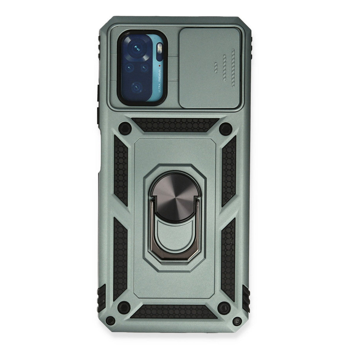 Newface Xiaomi Redmi Note 10 Kılıf Pars Lens Yüzüklü Silikon