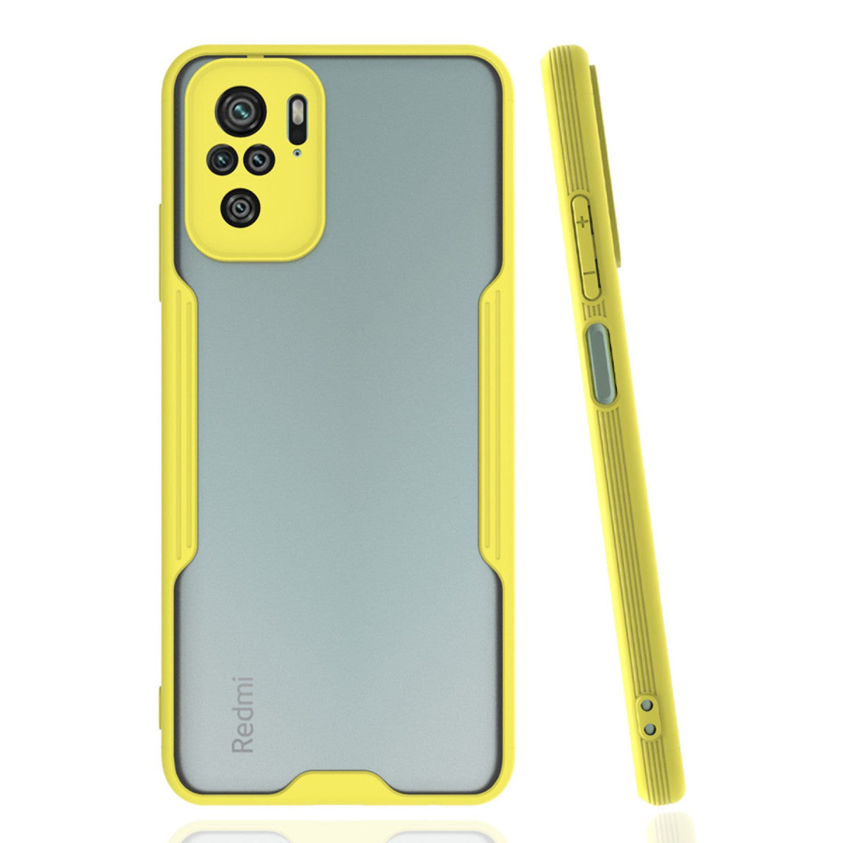 Newface Xiaomi Redmi Note 10 Kılıf Platin Silikon