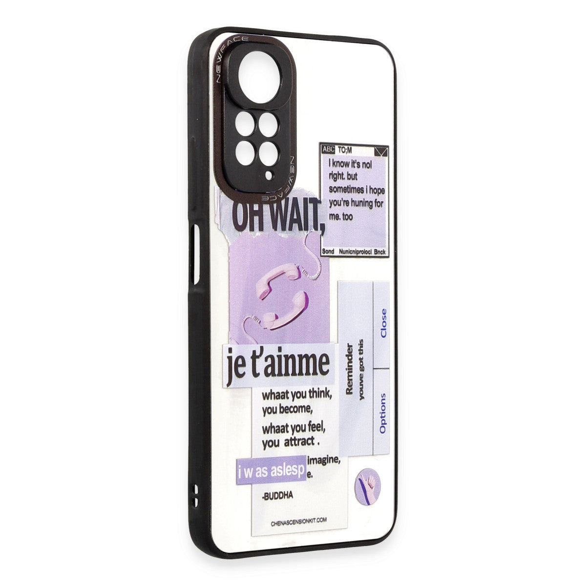 Newface Xiaomi Redmi Note 11 Kılıf Mirror Desenli Kapak - Mirror