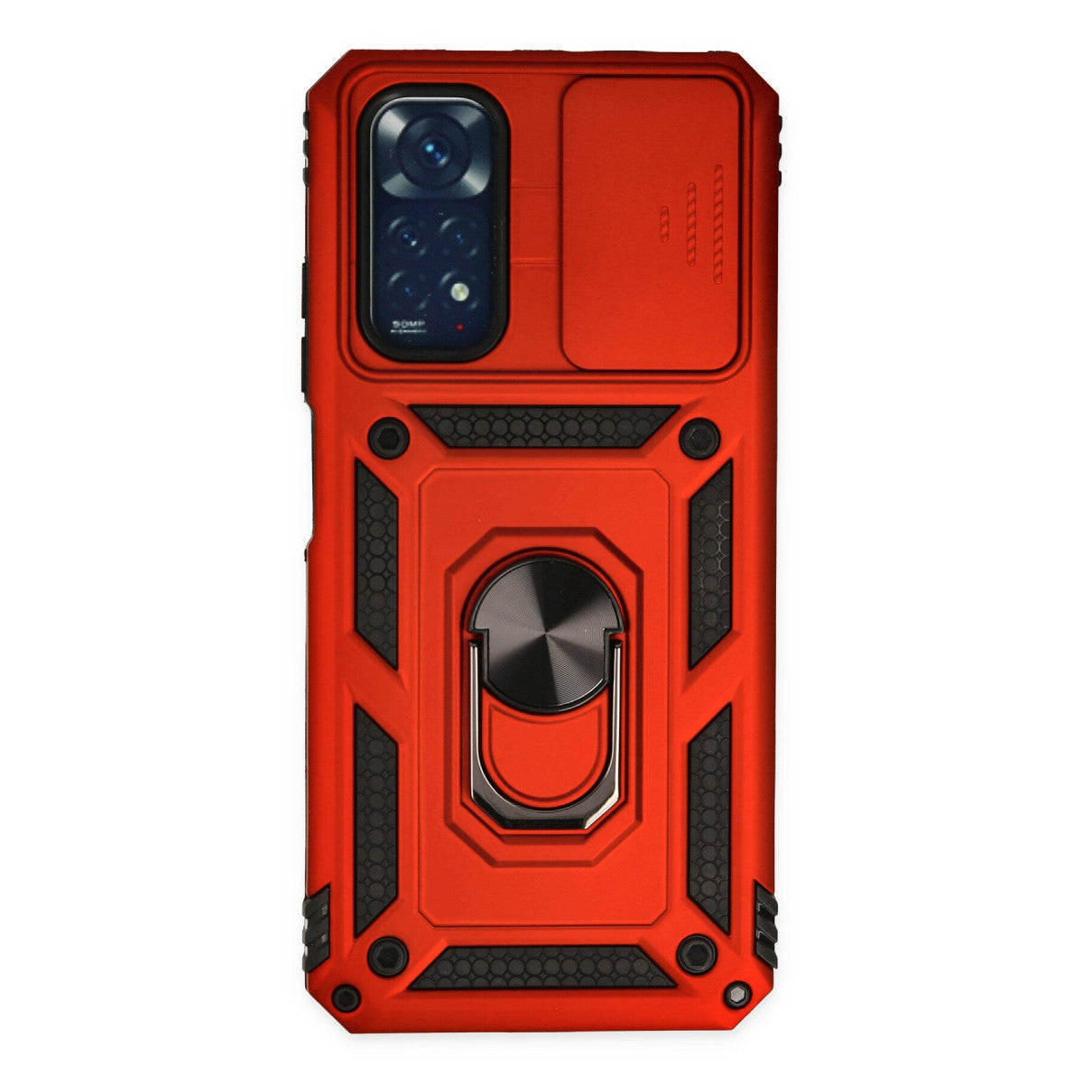 Newface Xiaomi Redmi Note 11 Kılıf Pars Lens Yüzüklü Silikon