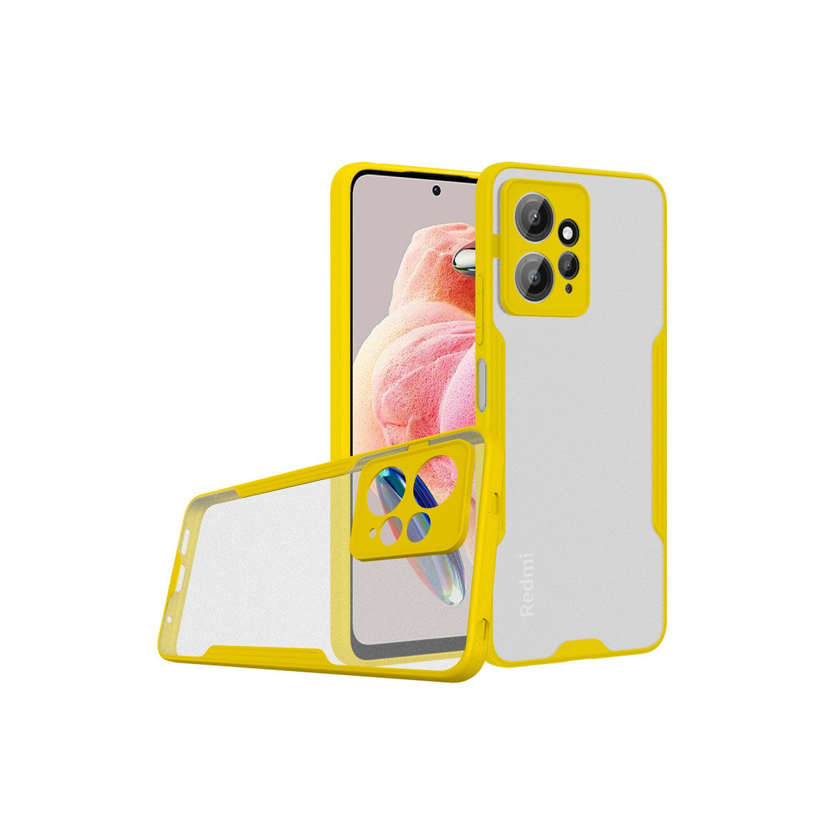 Newface Xiaomi Redmi Note 12 4G Kılıf Platin Silikon