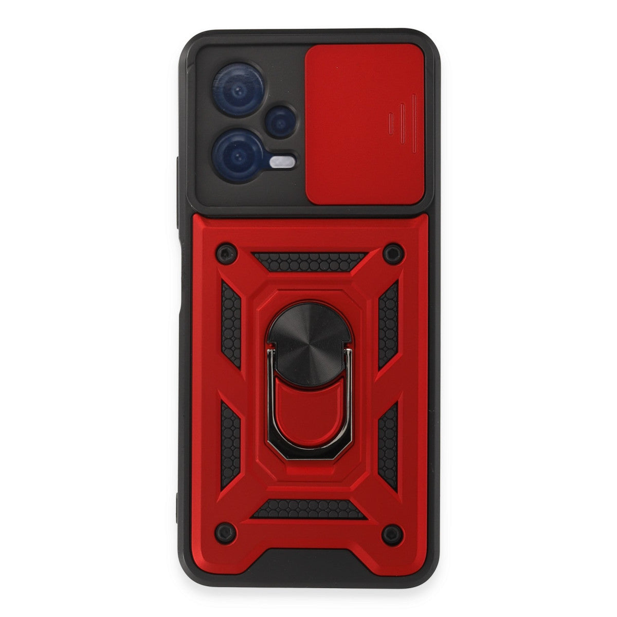 Newface Xiaomi Redmi Note 12 5G Kılıf Pars Lens Yüzüklü Silikon