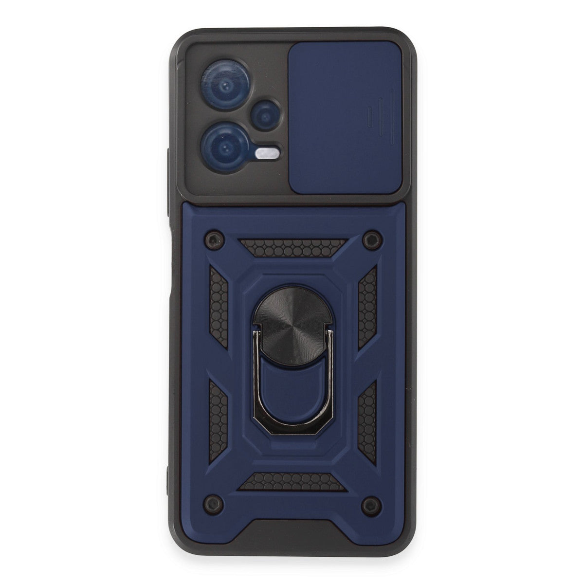 Newface Xiaomi Redmi Note 12 5G Kılıf Pars Lens Yüzüklü Silikon