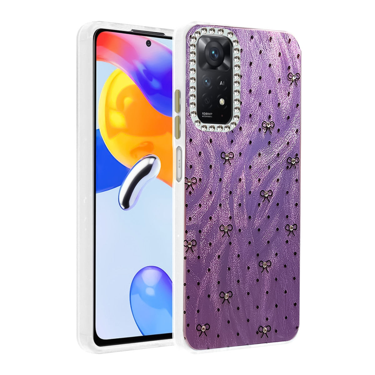 Newface Xiaomi Redmi Note 12 Pro 4G Kılıf Blade Aynalı Desenli Kapak