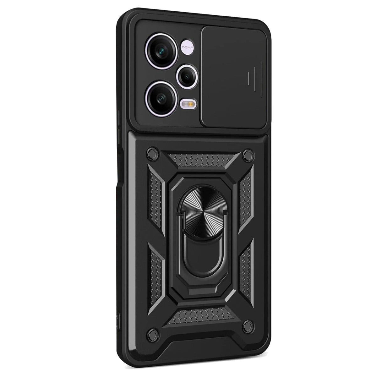 Newface Xiaomi Redmi Note 12 Pro 5G Kılıf Pars Lens Yüzüklü Silikon