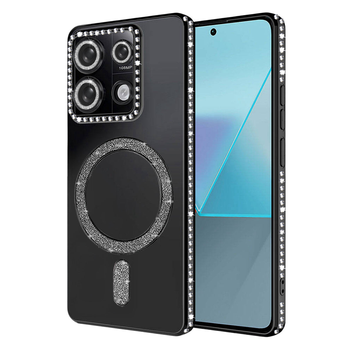 Newface Xiaomi Redmi Note 13 Pro 4G Joke Simli Magneticsafe Kılıf