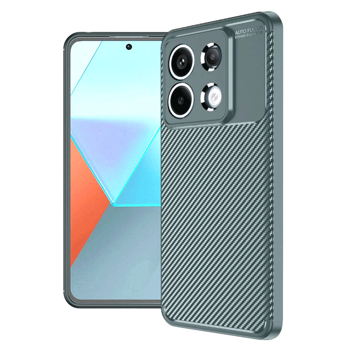 Newface Xiaomi Redmi Note 13 Pro 4G Kılıf Auto Focus Karbon Kapak