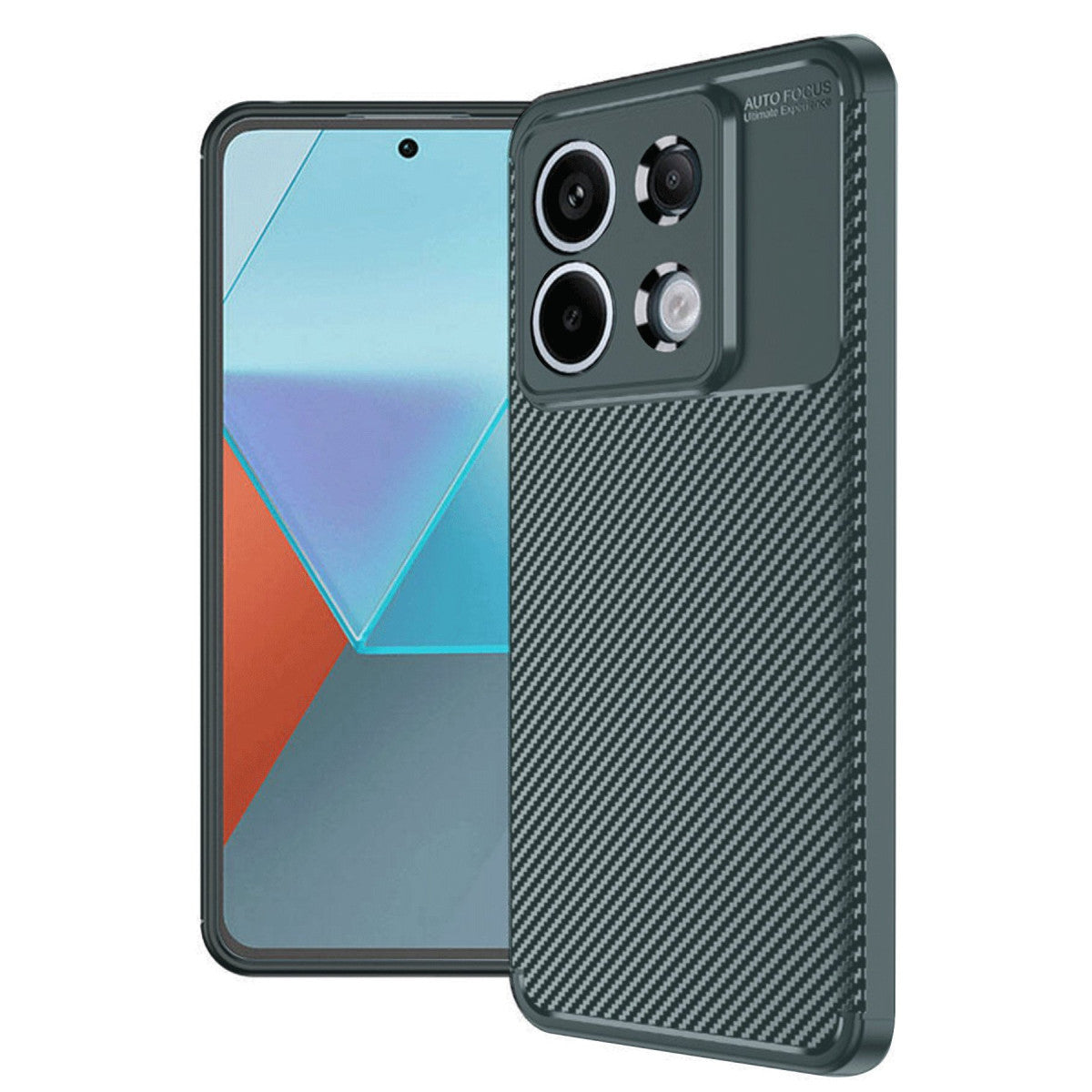 Newface Xiaomi Redmi Note 13 Pro 4G Kılıf Auto Focus Karbon Kapak