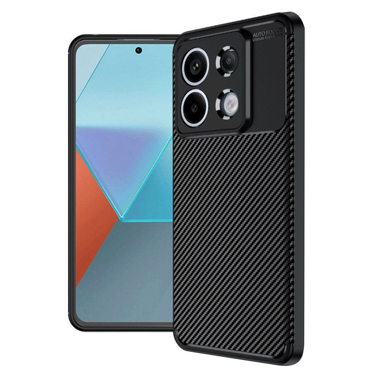 Newface Xiaomi Redmi Note 13 Pro 4G Kılıf Auto Focus Karbon Kapak