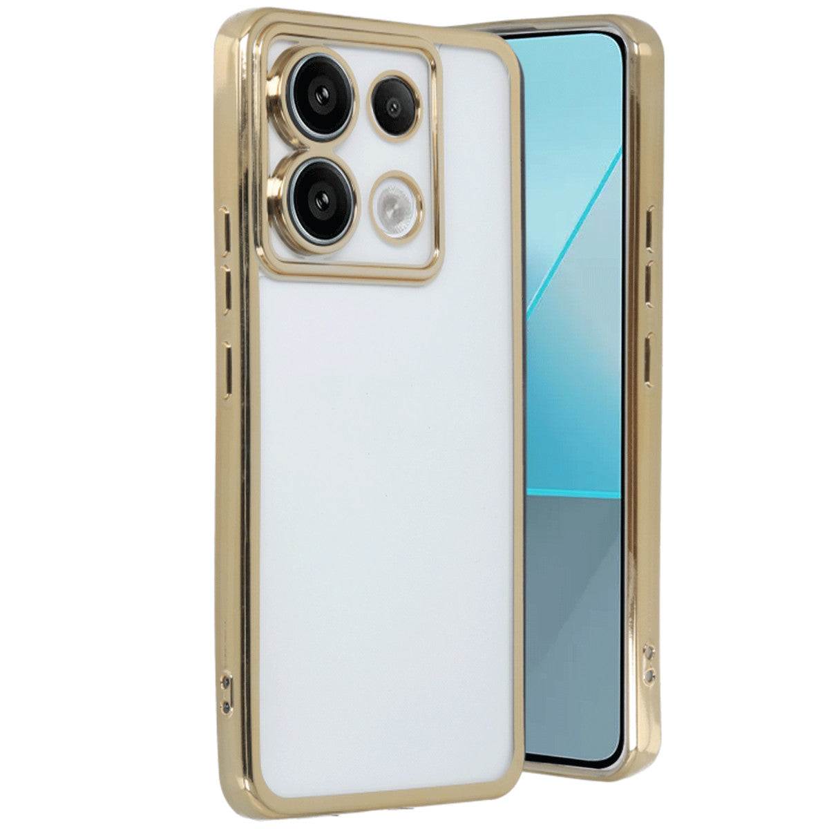 Newface Xiaomi Redmi Note 13 Pro 4G Kılıf Razer Lensli Silikon