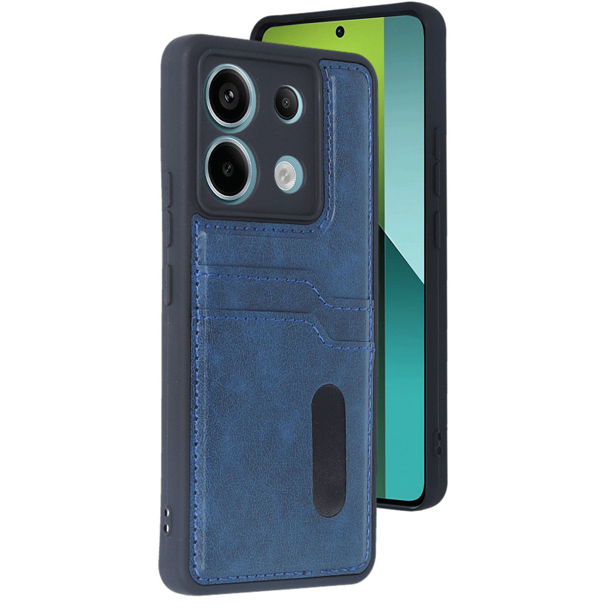 Newface Xiaomi Redmi Note 13 Pro 4G Kılıf Sara Kartvizitli Deri Kılıf