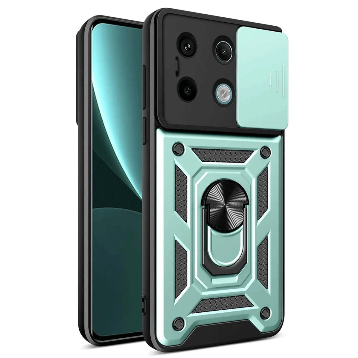 Newface Xiaomi Redmi Note 13 Pro 4G Pars Lens Yüzüklü Silikon