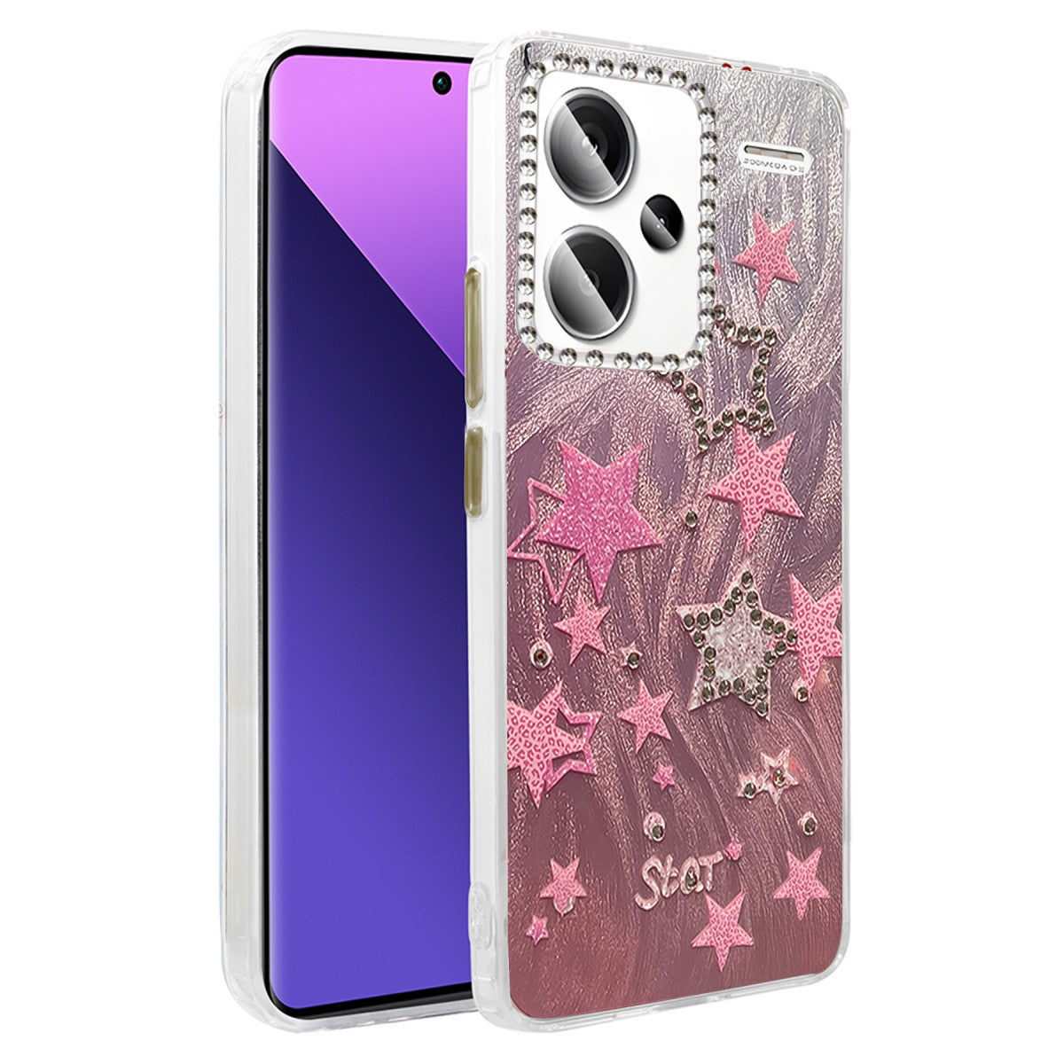 Newface Xiaomi Redmi Note 13 Pro Plus Kılıf Blade Aynalı Desenli Kapak