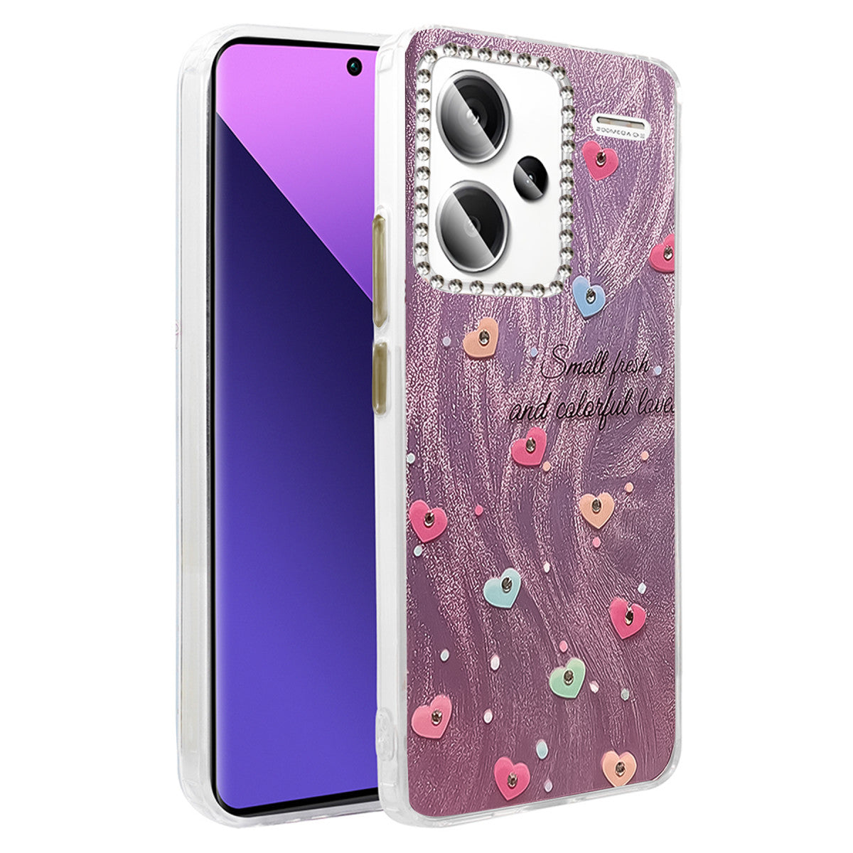 Newface Xiaomi Redmi Note 13 Pro Plus Kılıf Blade Aynalı Desenli Kapak