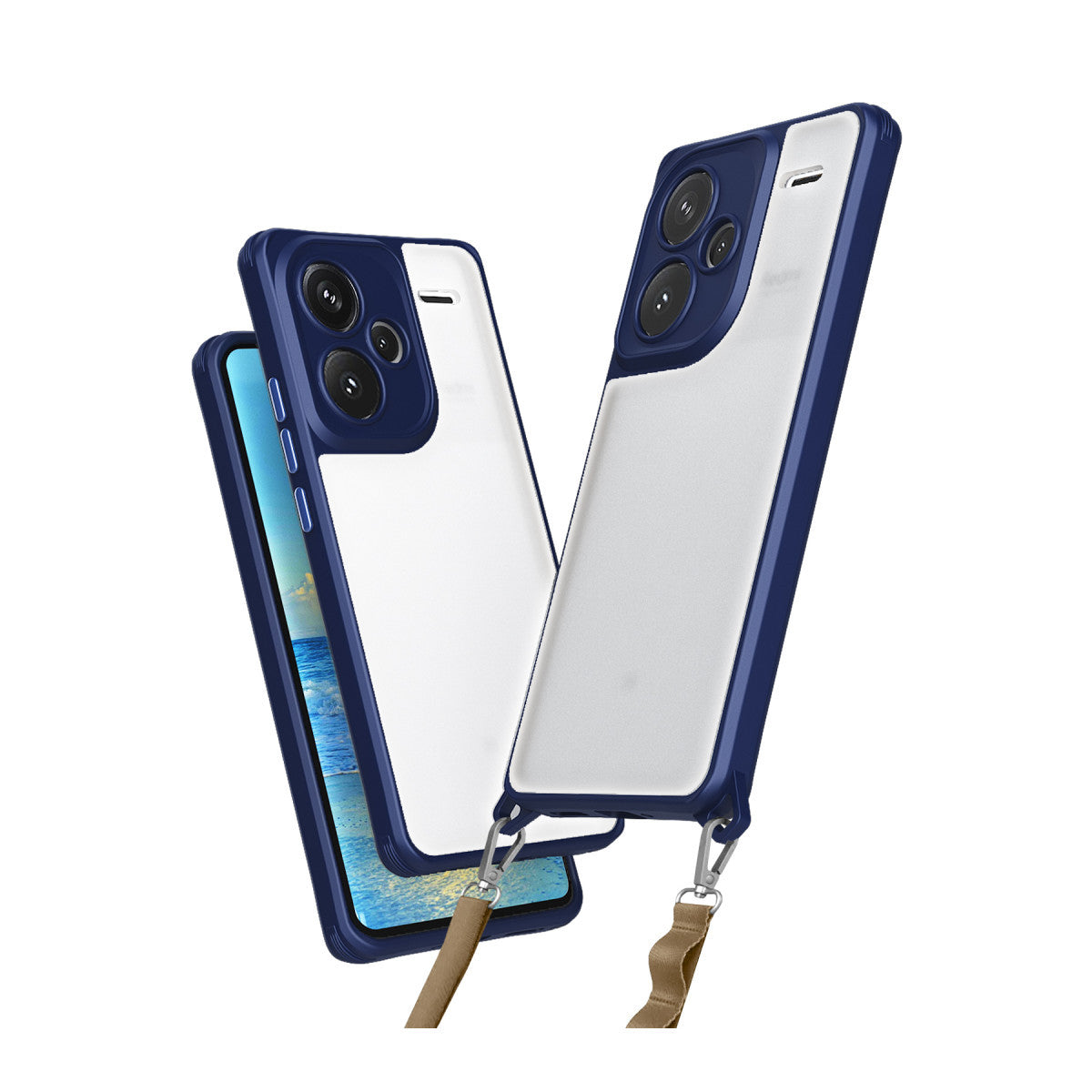 Newface Xiaomi Redmi Note 13 Pro Plus Kılıf Penta Silikon Kılıf