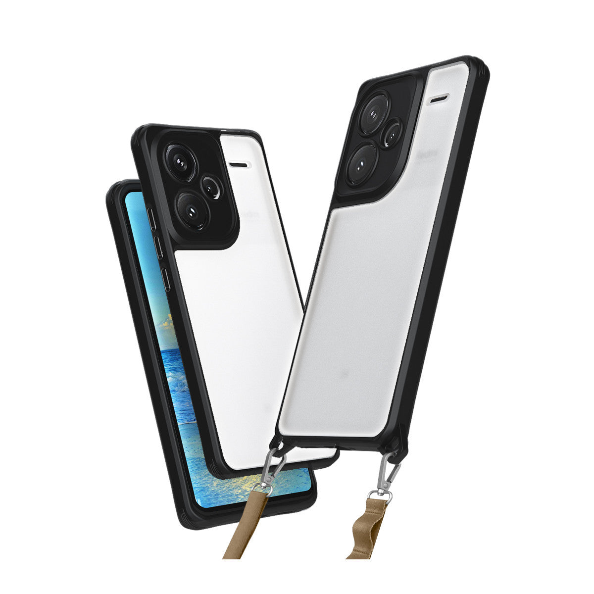 Newface Xiaomi Redmi Note 13 Pro Plus Kılıf Penta Silikon Kılıf