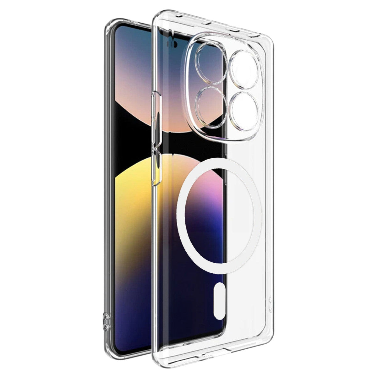 Newface Xiaomi Redmi Note 14 Pro 4G Combo Sert Şeffaf Magsafe Kapak