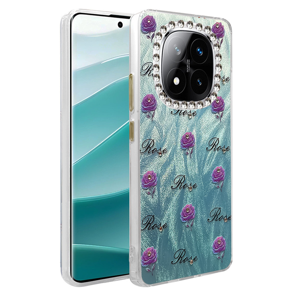 Newface Xiaomi Redmi Note 14 Pro 4G Kılıf Blade Aynalı Desenli Kapak