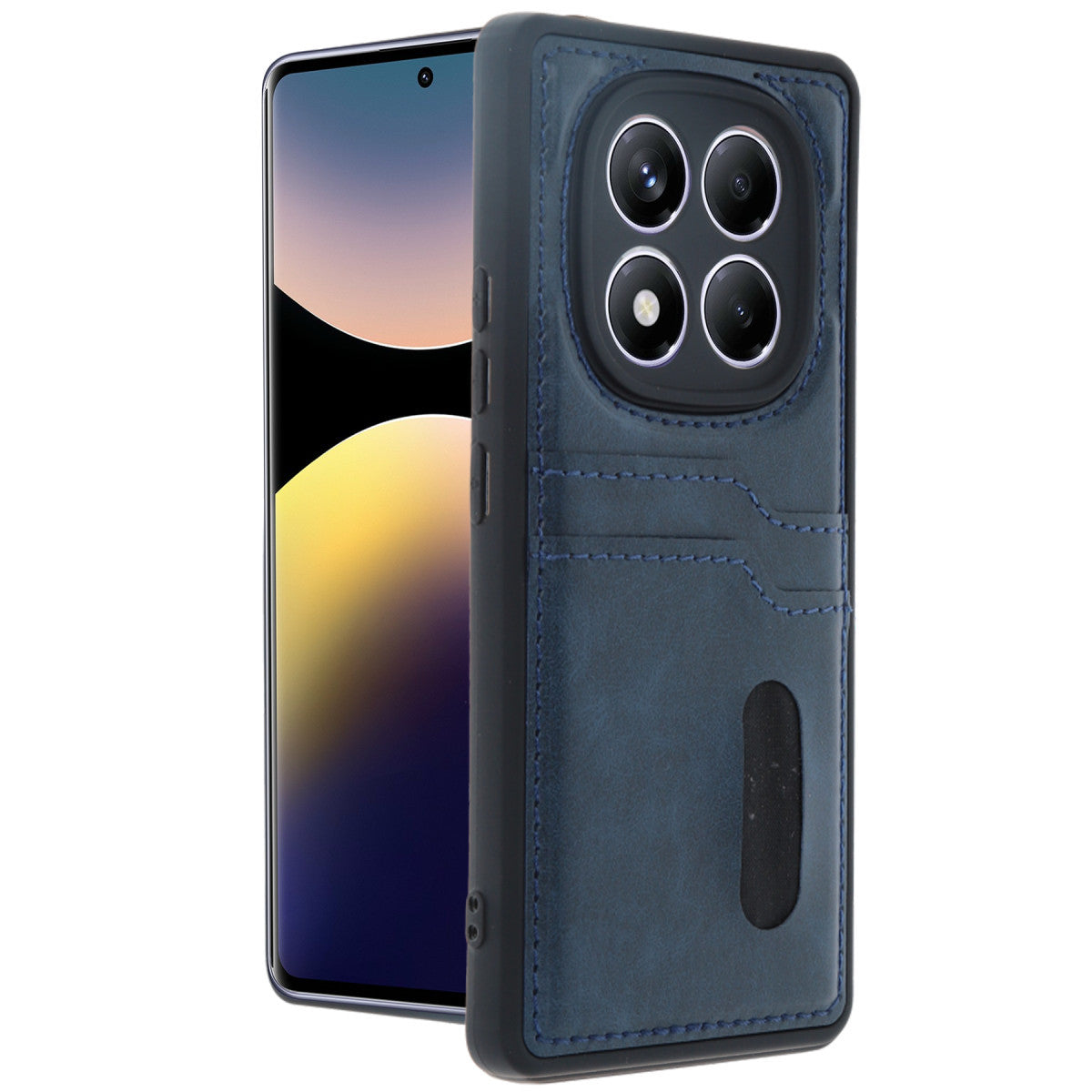 Newface Xiaomi Redmi Note 14 Pro 4G Kılıf Sara Kartvizitli Deri Kılıf