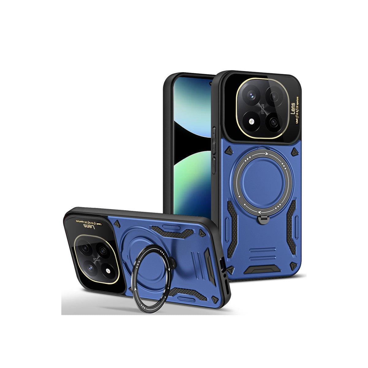 Newface Xiaomi Redmi Note 14 Pro 5G Kılıf Joy Lens Standlı Kapak