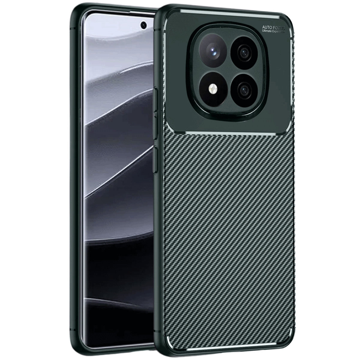 Newface Xiaomi Redmi Note 14 Pro Plus Kılıf Auto Focus Karbon Kapak