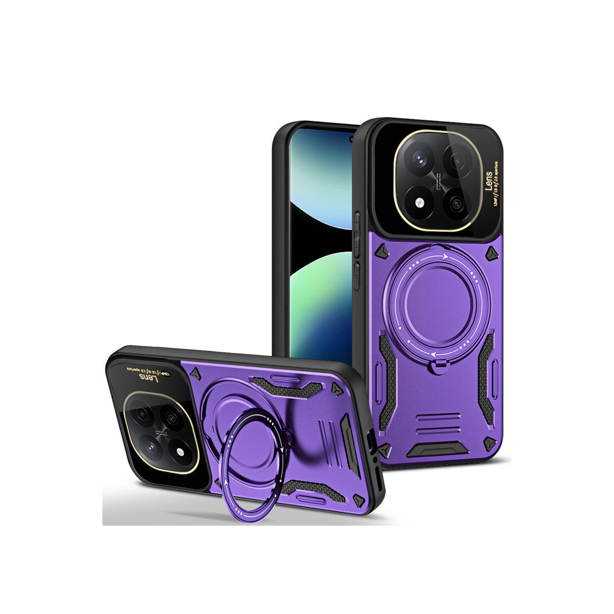 Newface Xiaomi Redmi Note 14 Pro Plus Kılıf Joy Lens Standlı Kapak