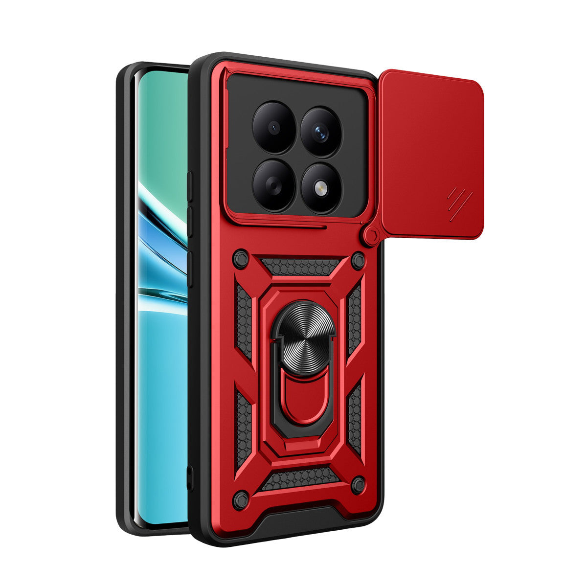 Newface Xiaomi Redmi Note 15 4G Pars Lens Yüzüklü Silikon
