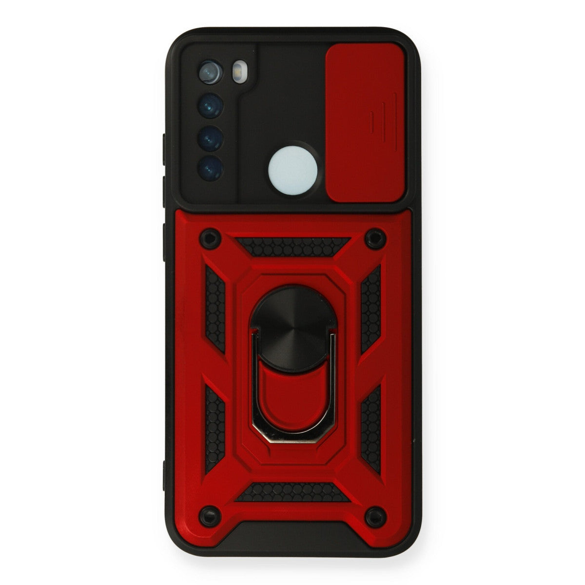 Newface Xiaomi Redmi Note 8 Kılıf Pars Lens Yüzüklü Silikon