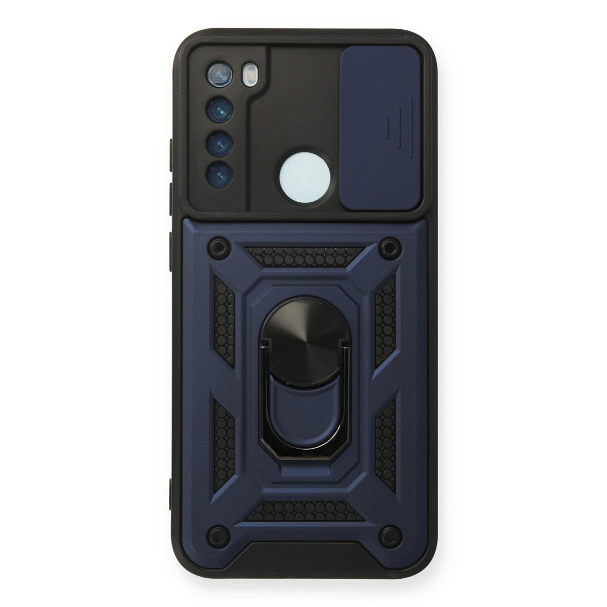Newface Xiaomi Redmi Note 8 Kılıf Pars Lens Yüzüklü Silikon