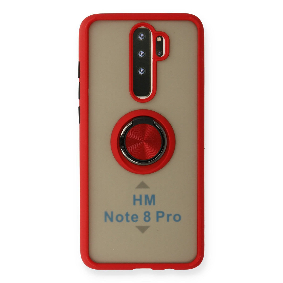 Newface Xiaomi Redmi Note 8 Pro Kılıf Montreal Yüzüklü Silikon Kapak