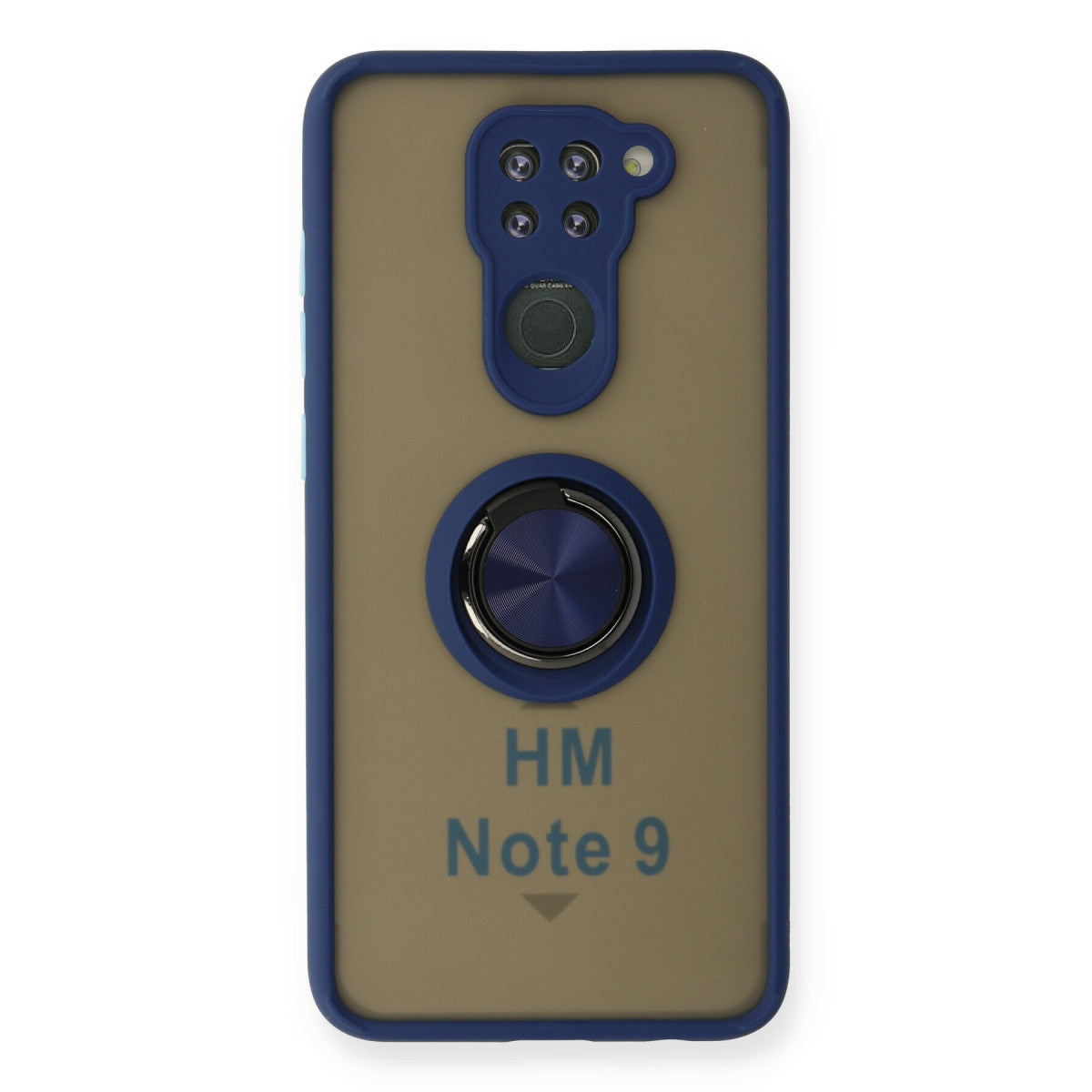 Newface Xiaomi Redmi Note 9 Kılıf Montreal Yüzüklü Silikon Kapak