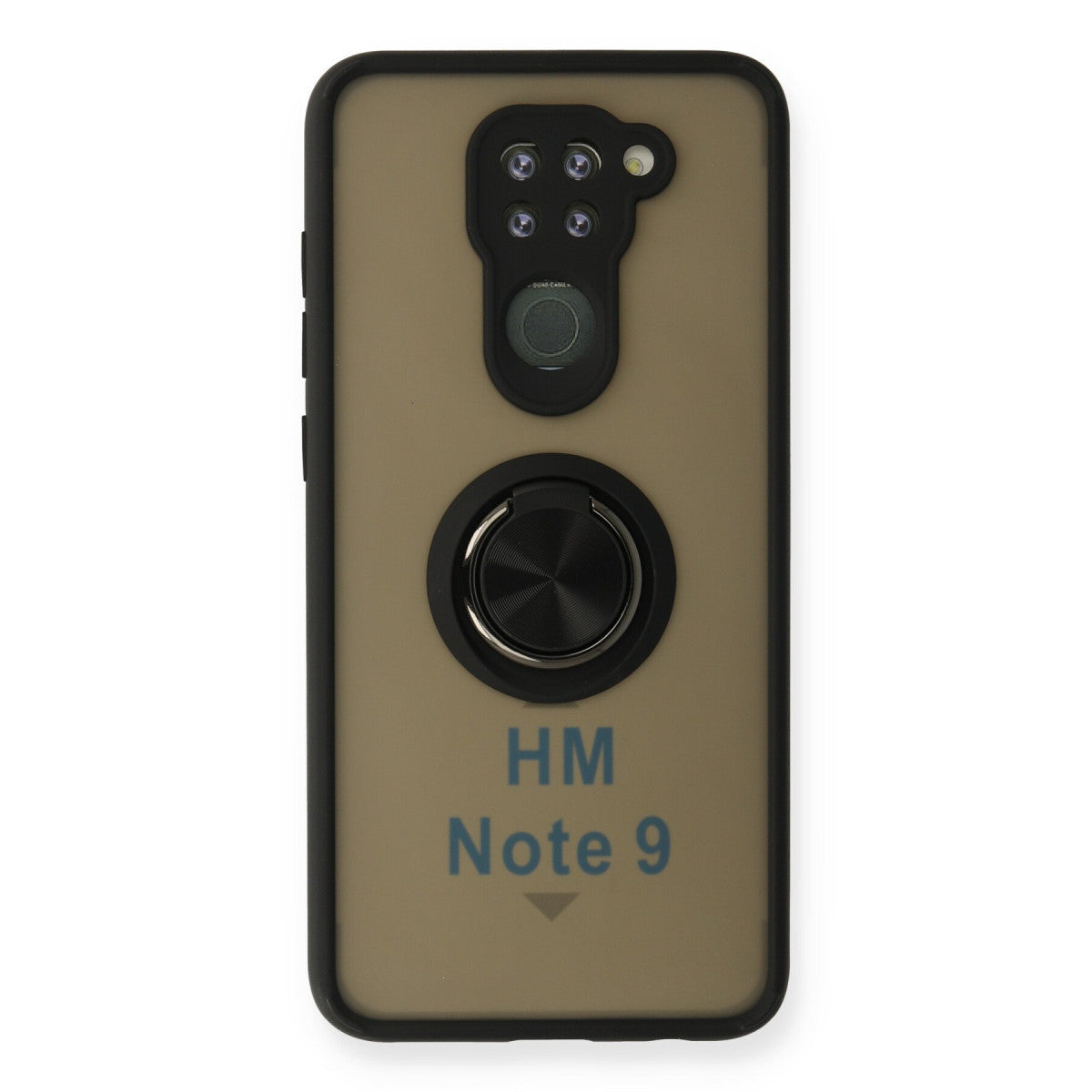 Newface Xiaomi Redmi Note 9 Kılıf Montreal Yüzüklü Silikon Kapak