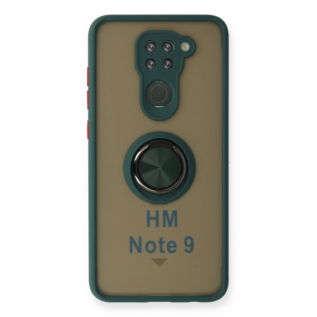 Newface Xiaomi Redmi Note 9 Kılıf Montreal Yüzüklü Silikon Kapak