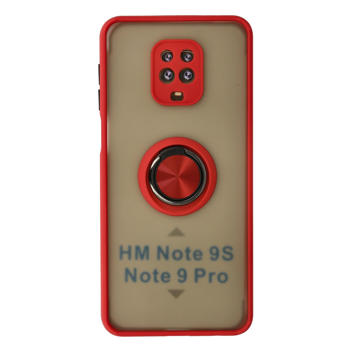 Newface Xiaomi Redmi Note 9 Pro Kılıf Montreal Yüzüklü Silikon Kapak