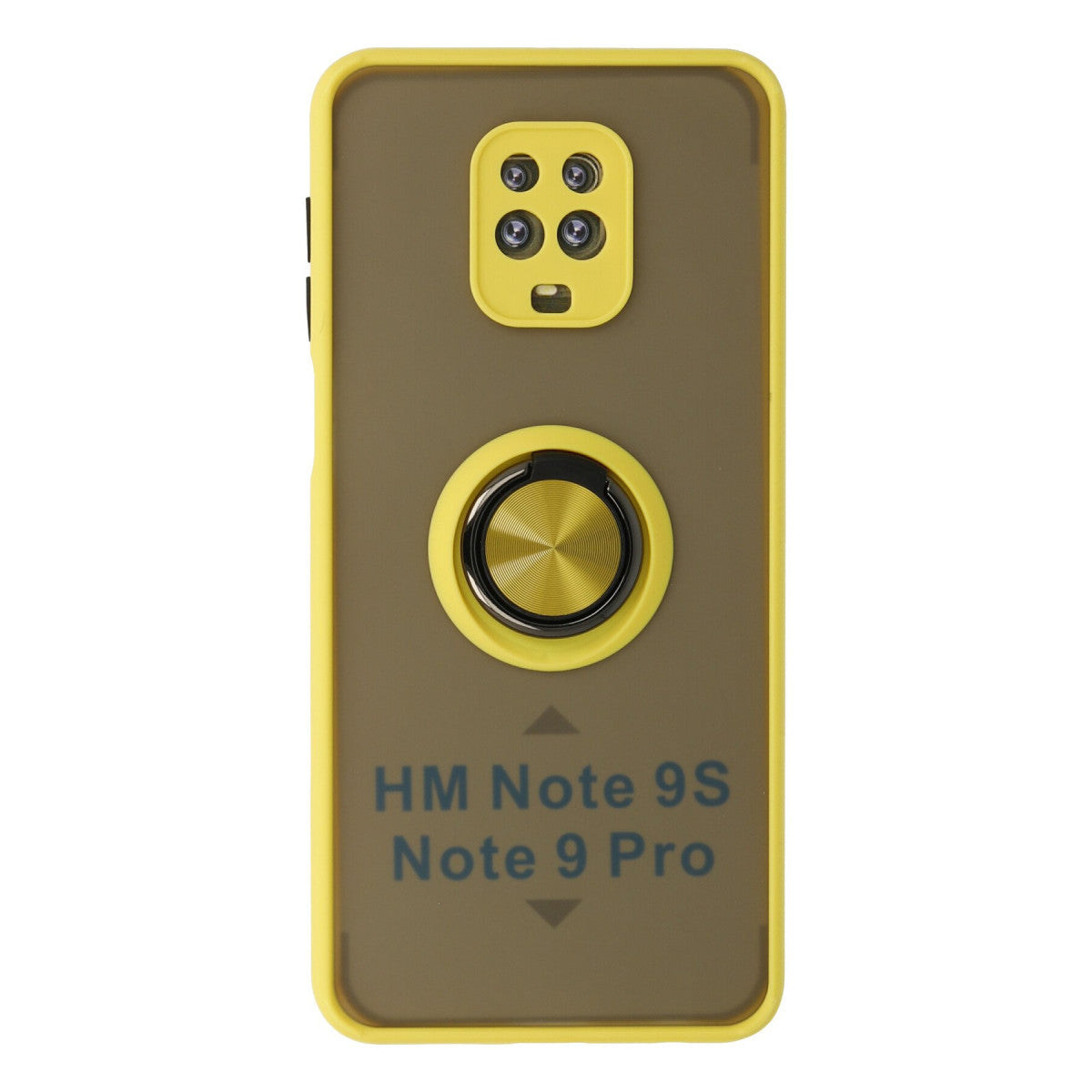 Newface Xiaomi Redmi Note 9 Pro Kılıf Montreal Yüzüklü Silikon Kapak