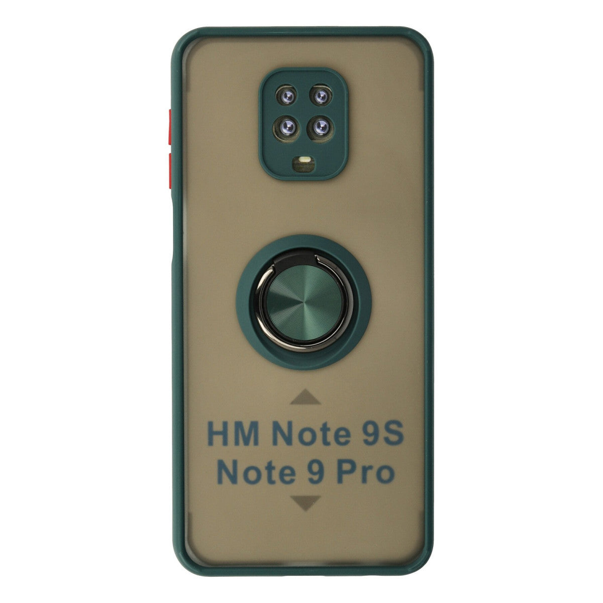 Newface Xiaomi Redmi Note 9 Pro Kılıf Montreal Yüzüklü Silikon Kapak