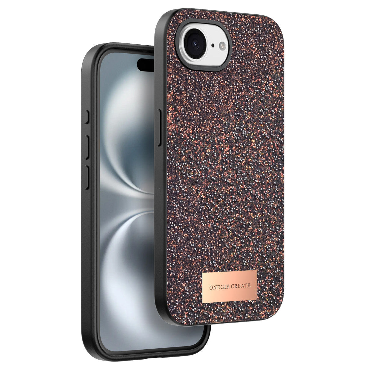 Onegif Apple iPhone 16E Bright Simli Kapak