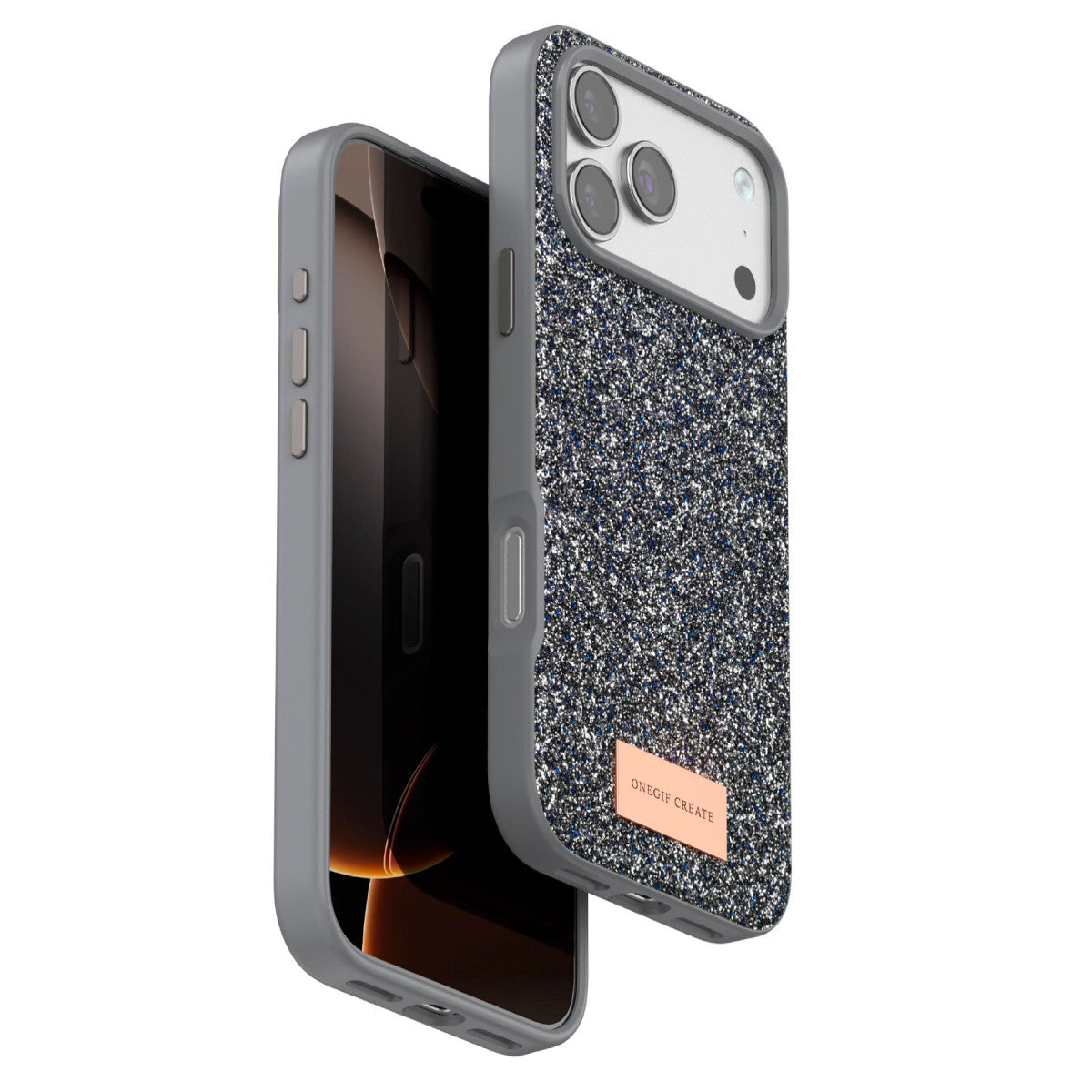 Onegif Apple iPhone 17 Pro Bright Simli Kapak