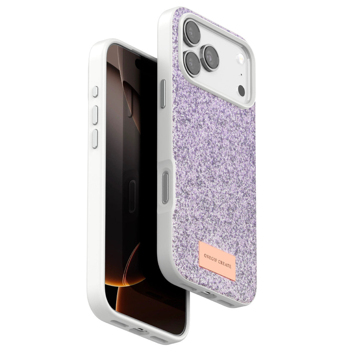 Onegif Apple iPhone 17 Pro Bright Simli Kapak