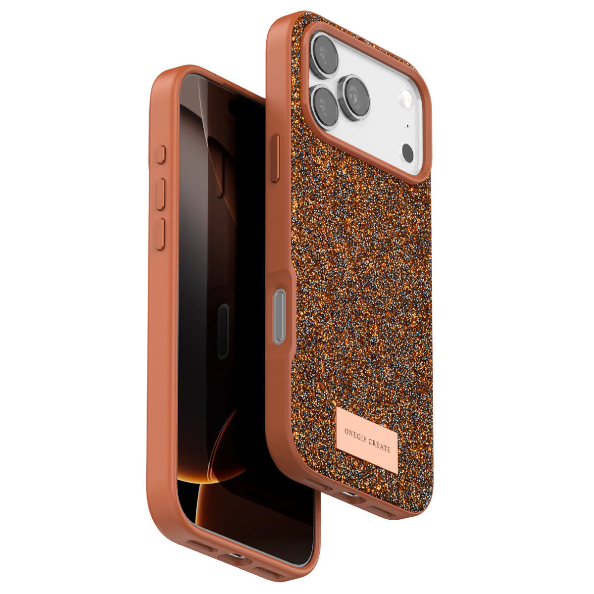 Onegif Apple iPhone 17 Pro Bright Simli Kapak