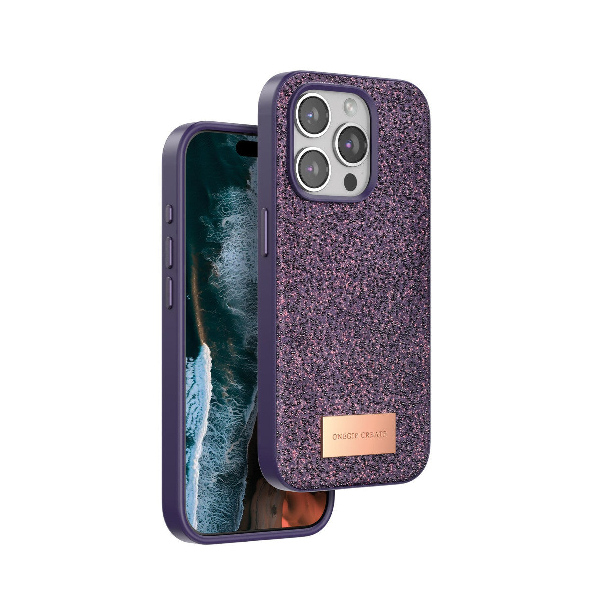 Onegif iPhone 15 Pro Bright Simli Kapak