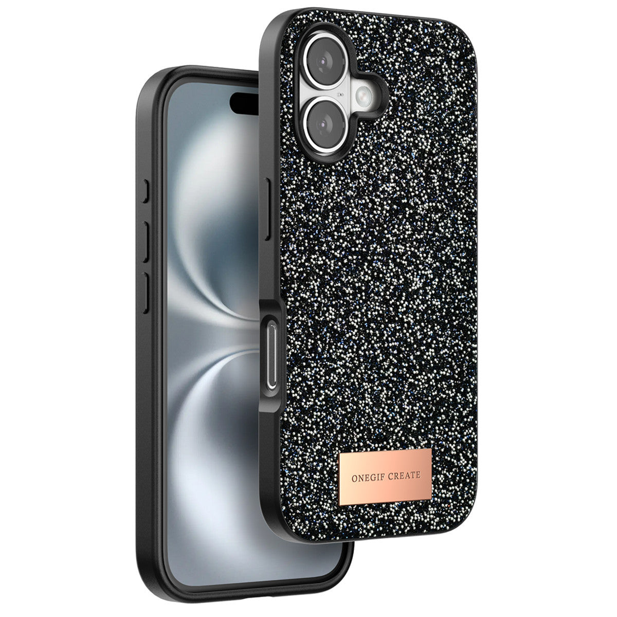 Onegif Apple iPhone 16 Bright Simli Kapak