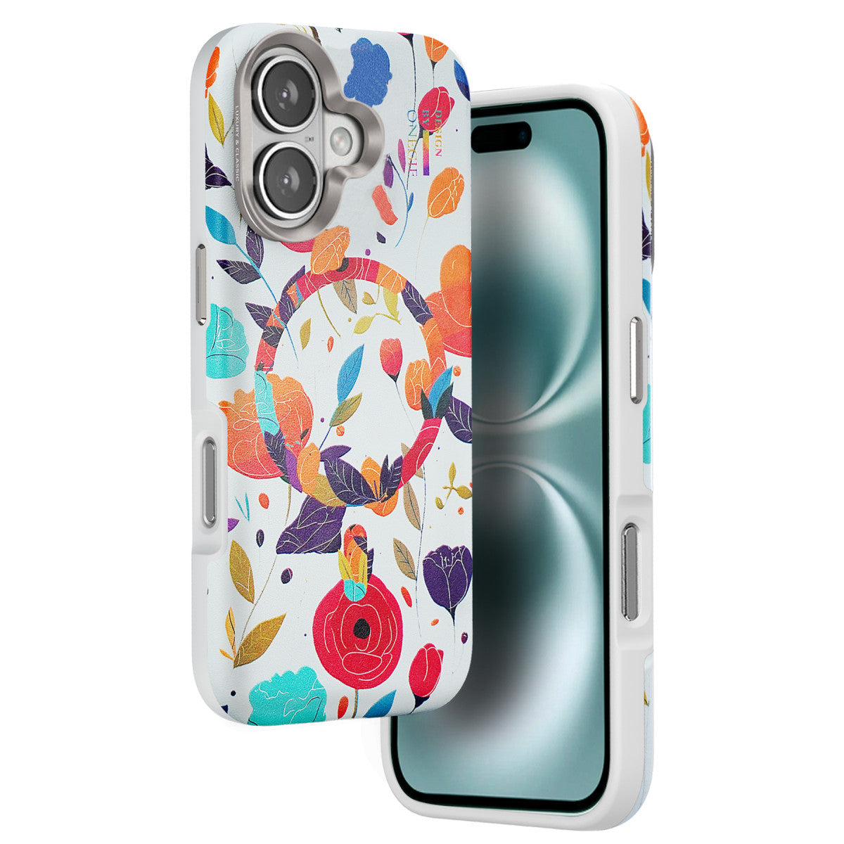 Onegif iPhone 16 Flower Series Magsafe Kapak