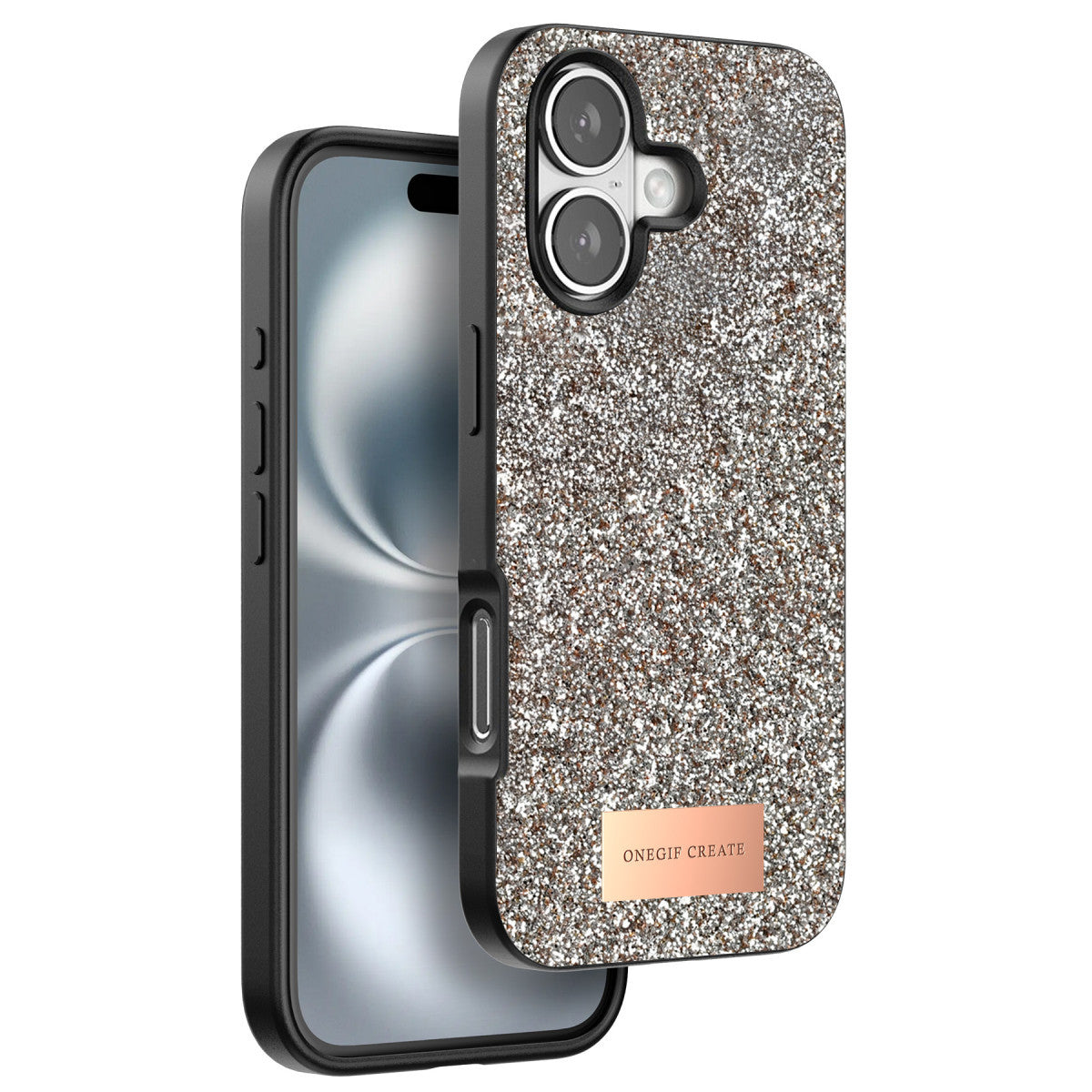 Onegif iPhone 16 Plus Bright Simli Kapak