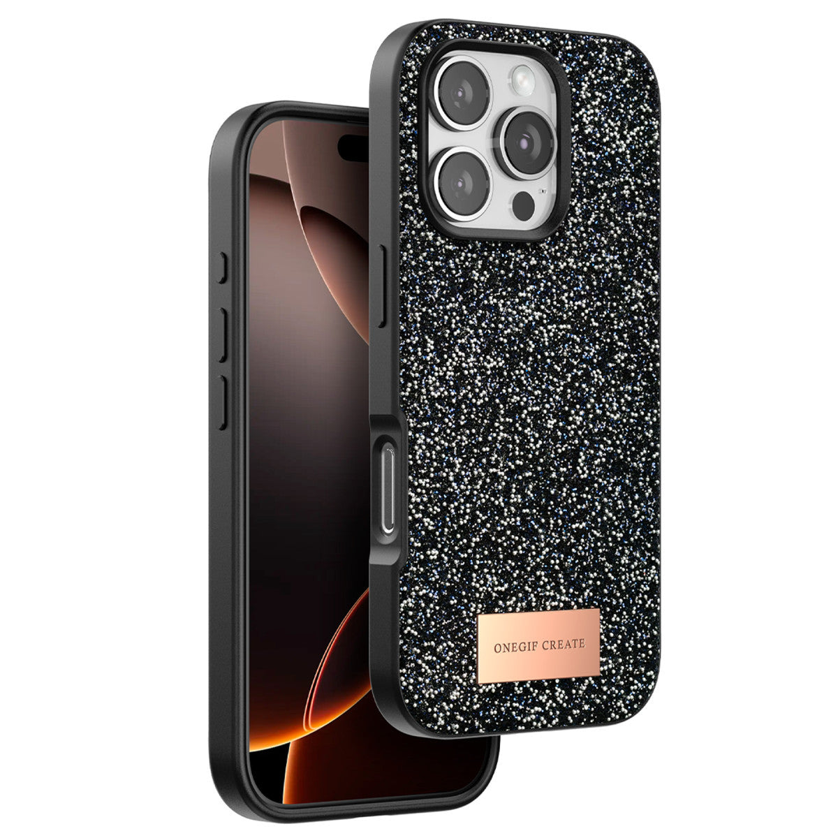 Onegif iPhone 16 Pro Bright Simli Kapak