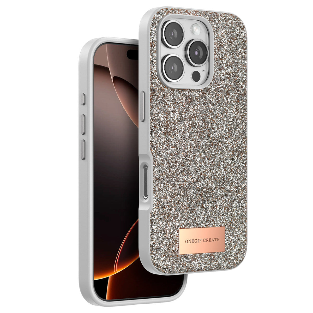 Onegif iPhone 16 Pro Max Bright Simli Kapak