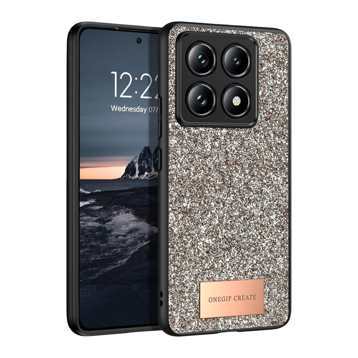 Onegif Xiaomi Mi 14T Pro Bright Simli Kapak