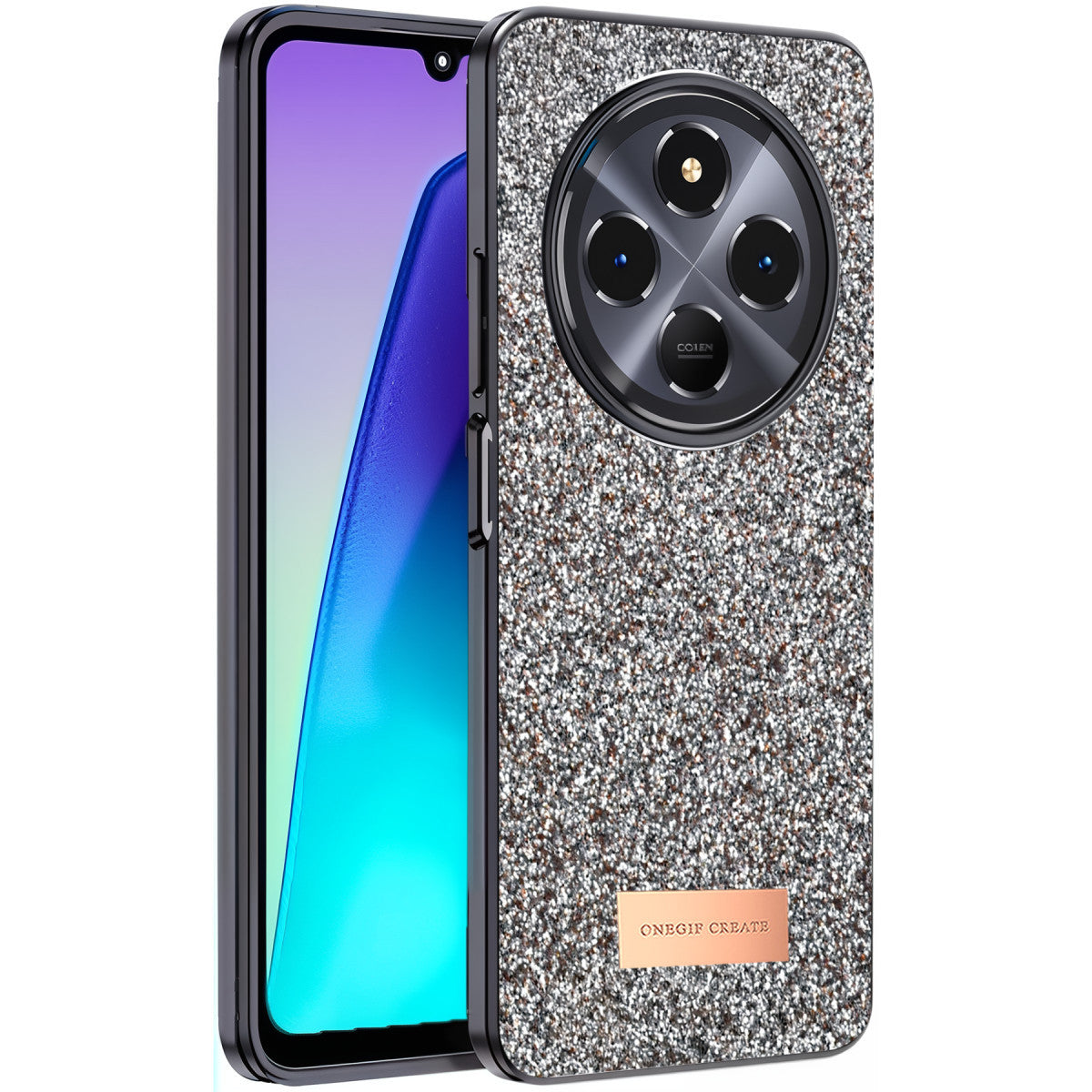 Onegif Xiaomi Redmi 14C Bright Simli Kapak